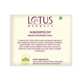 Lotus Herbals Cosmetics Almondyouth Almond Anti Wrinkle Cream 50g